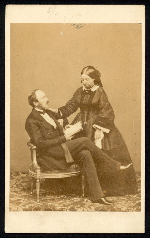 Viktória királynő és Albert herceg alkotó: English Photographer