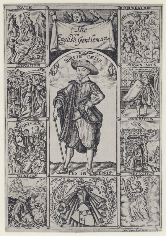 R Brathwait, The English Gentleman, J Haviland, R Bostock 1630 (f/w fotó) alkotó: English Photographer
