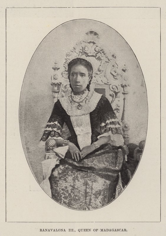 Ranavalona III, Madagaszkár királynője alkotó: English Photographer