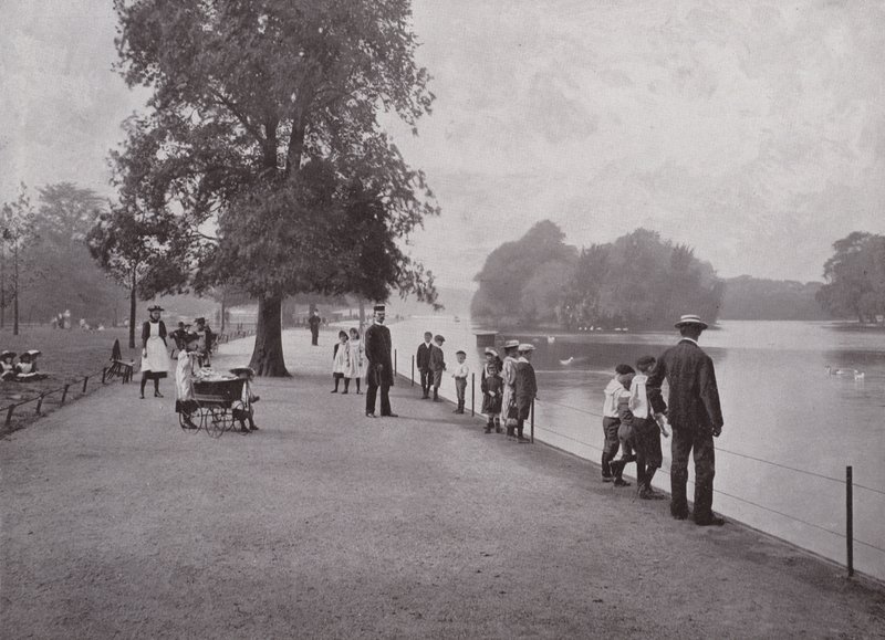 Regents Park, a tó alkotó: English Photographer