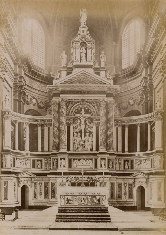 Reredos a Szent Pál-székesegyházban alkotó: English Photographer