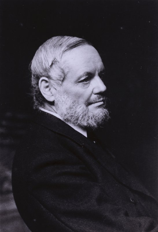 Richard Garnett, angol költő, tudós, könyvtáros és a nyomtatott könyvek őrzője a British Museumban (f/w fotó) alkotó: English Photographer