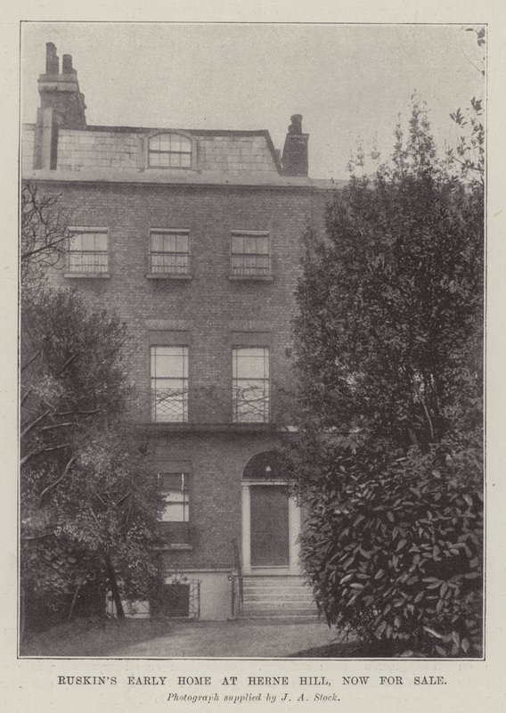 Ruskins Early Home a Herne Hillben, most eladó alkotó: English Photographer
