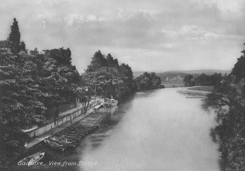 Saltaire, Kilátás a hídról (f/w fotó) alkotó: English Photographer