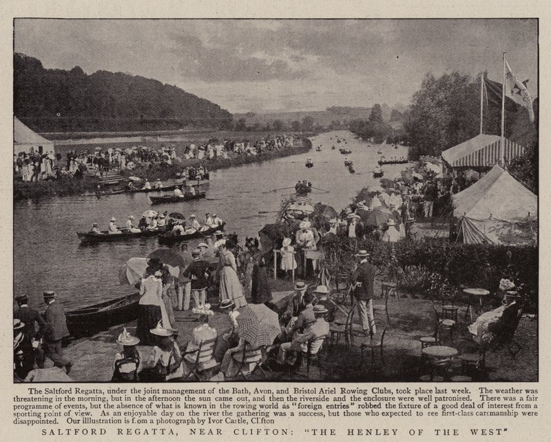 Saltford Regatta, Clifton közelében, The Henley of the West alkotó: English Photographer