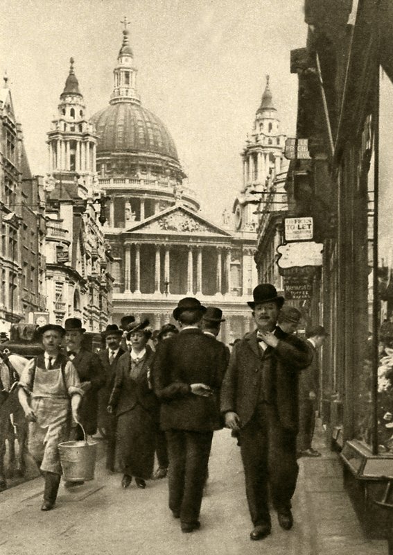 Jelenetek a londoni életből (f/w fotó) alkotó: English Photographer
