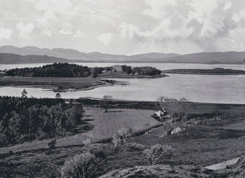 Skócia: Dunstaffnage kastély (f/w fotó) alkotó: English Photographer