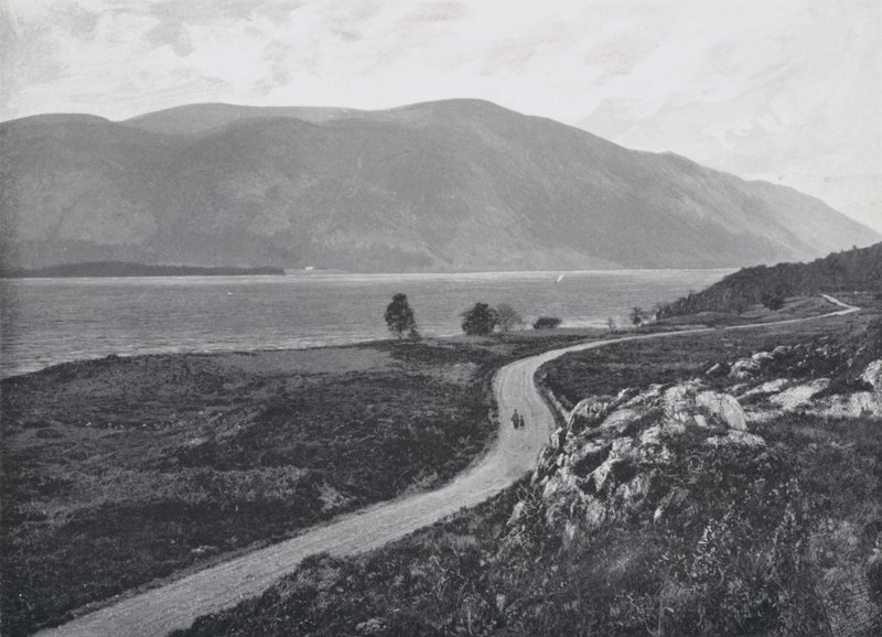 Skócia: Loch Lochy (fekete-fehér fotó) alkotó: English Photographer
