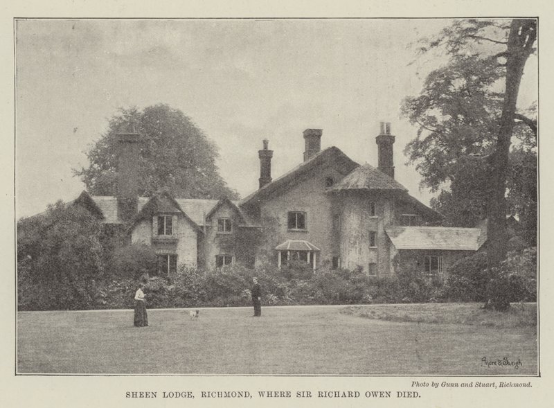 Sheen Lodge, Richmond, ahol Sir Richard Owen meghalt alkotó: English Photographer