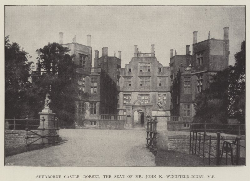 Sherborne kastély, Dorset, John K Wingfield-Digby képviselő székhelye alkotó: English Photographer
