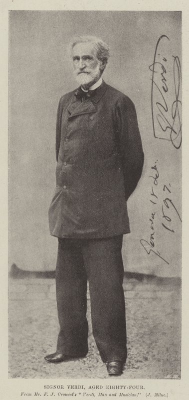 Signor Verdi, nyolcvannégy éves alkotó: English Photographer