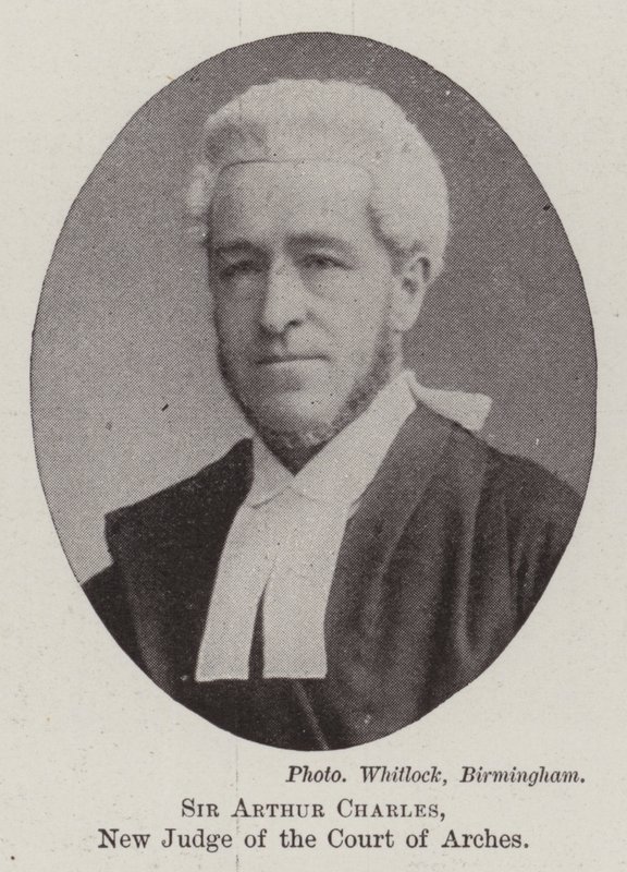 Sir Arthur Charles, a Court of Arches új bírája alkotó: English Photographer