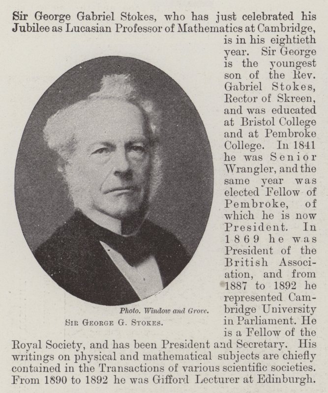 Sir George G Stokes alkotó: English Photographer
