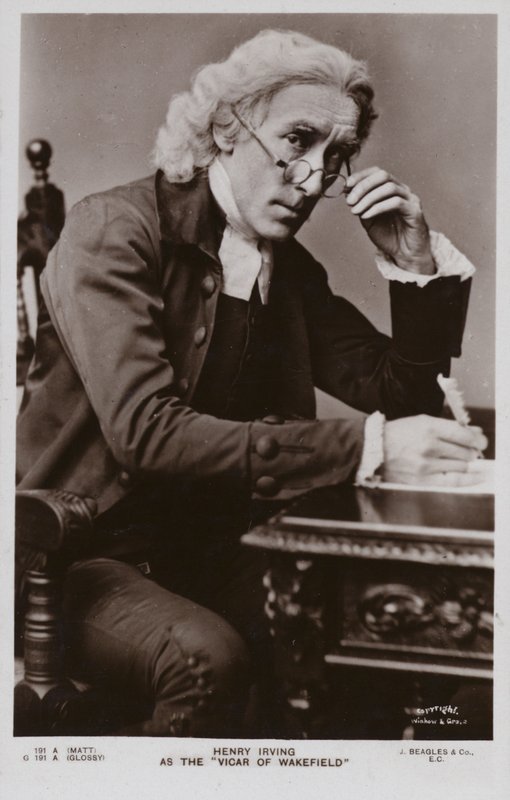 Sir Henry Irving, angol színpadi színész alkotó: English Photographer