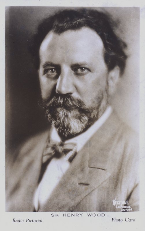 Sir Henry Wood, angol karmester (f/w fotó) alkotó: English Photographer
