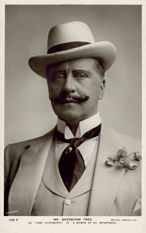 Sir Herbert Beerbohm Tree, angol színész (fekete-fehér fotó) alkotó: English Photographer