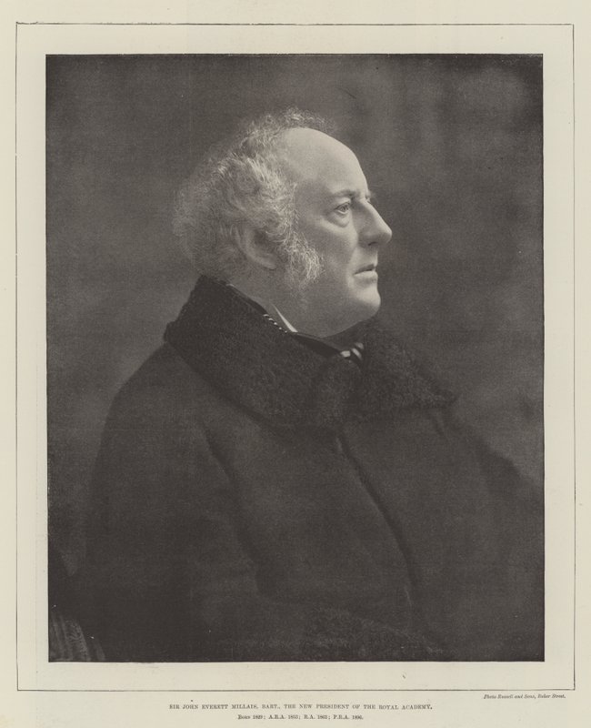 Sir John Everett Millais, Baronet, a Királyi Akadémia új elnöke alkotó: English Photographer