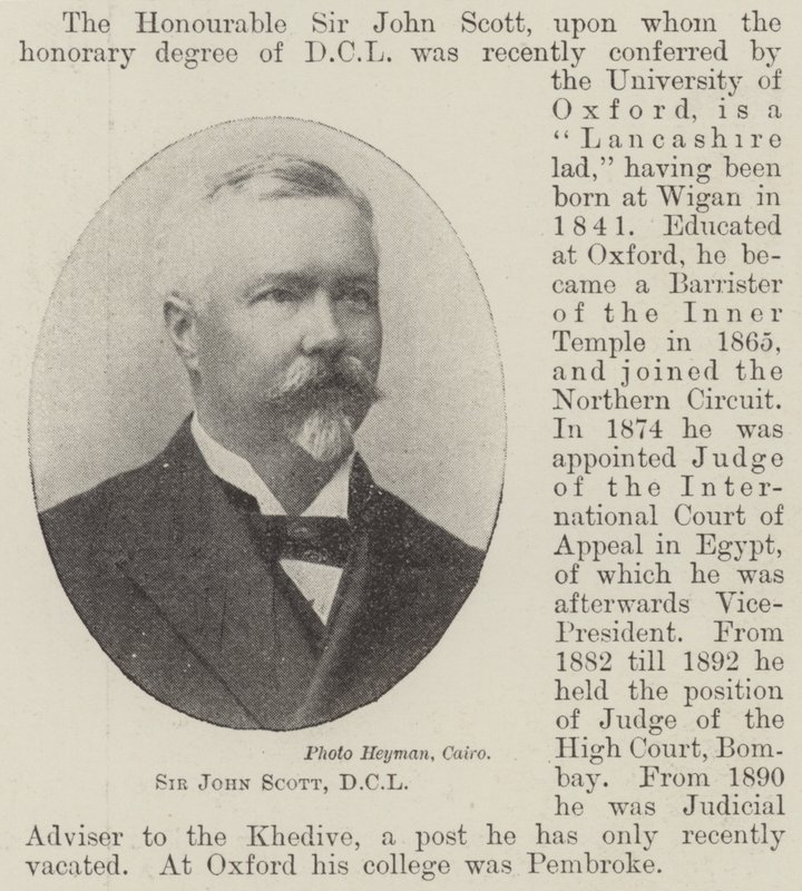 Sir John Scott, DCL alkotó: English Photographer