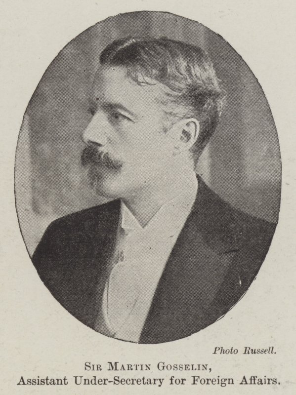 Sir Martin Gosselin, külügyi helyettes államtitkár alkotó: English Photographer