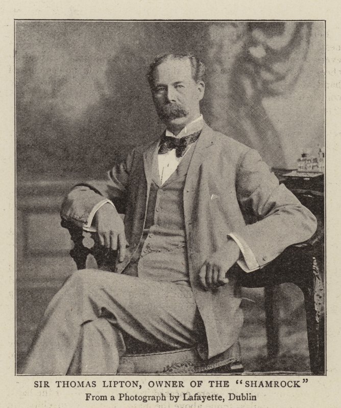 Sir Thomas Lipton, a Shamrock tulajdonosa alkotó: English Photographer