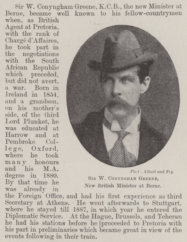 Sir W Conyngham Greene, új brit miniszter Bernben alkotó: English Photographer