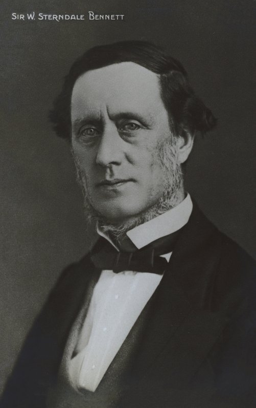 Sir William Sterndale Bennett, angol zeneszerző, karmester és zongoraművész (f/w fotó) alkotó: English Photographer