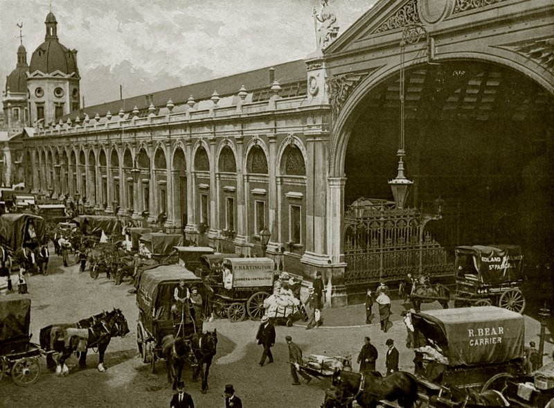 Smithfield Market, London: Early Morning (f/w fotó) alkotó: English Photographer