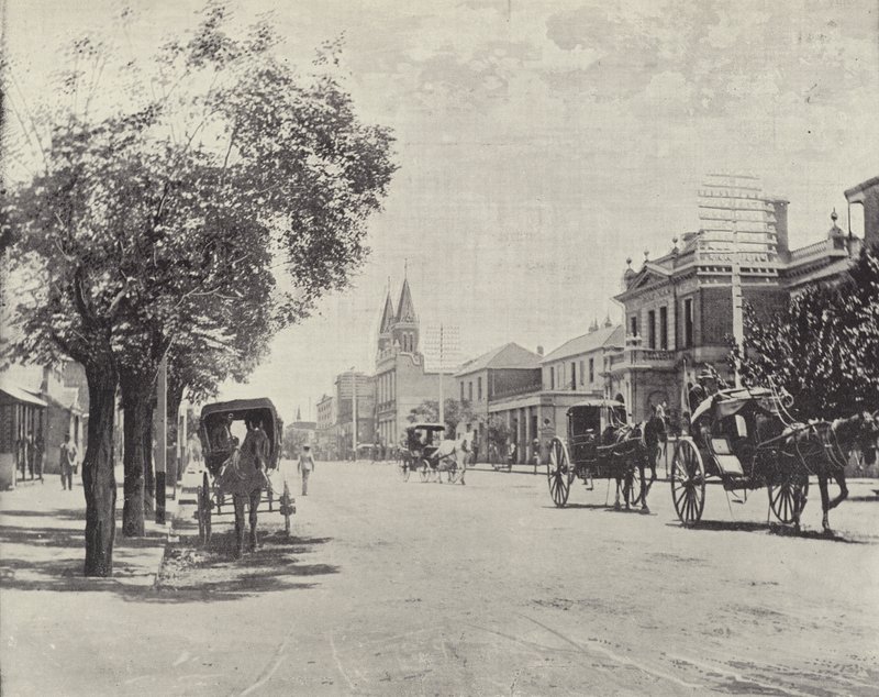 St Georges Terrace, Perth, Nyugat-Ausztrália alkotó: English Photographer