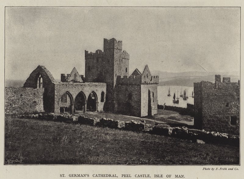 St Germans Cathedral, Peel Castle, Isle of Man alkotó: English Photographer