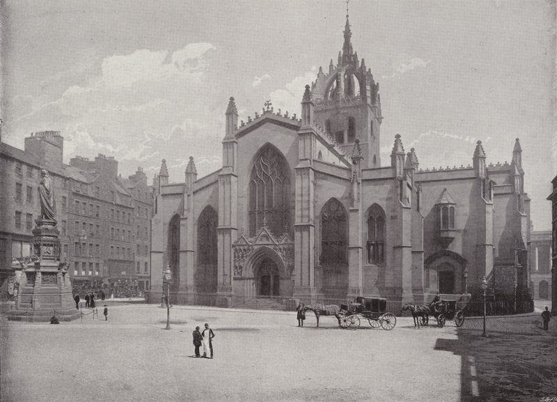 St Giles templom, Edinburgh alkotó: English Photographer