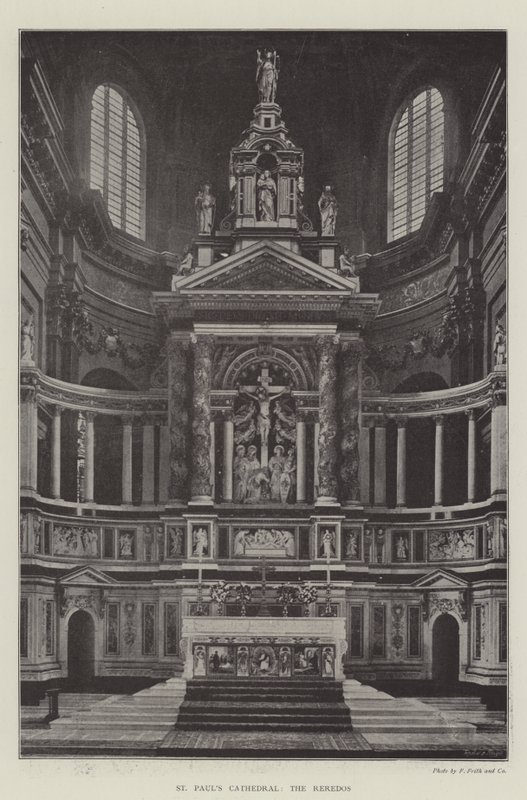 Szent Pál-székesegyház, a Reredos alkotó: English Photographer