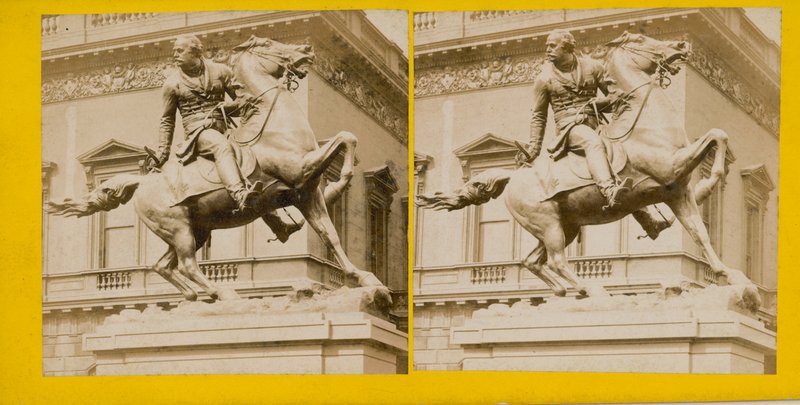 Sir James Outram tábornok szobra Kalkuttában, jelenleg a Waterloo Place-ben, JH Foley, RA alkotó: English Photographer