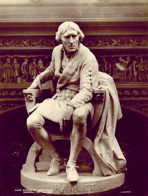 Henry Irving szobra alkotó: English Photographer