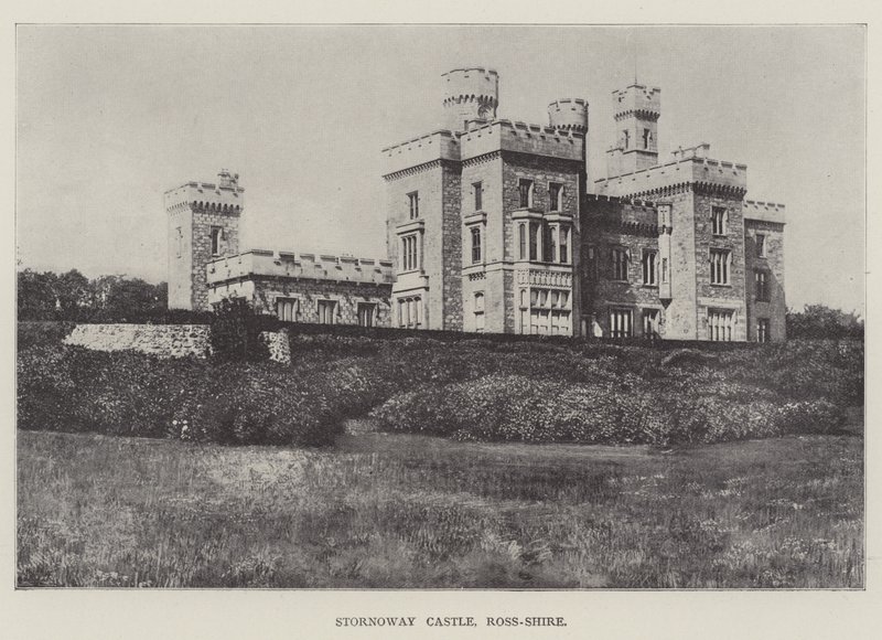 Stornoway kastély, Ross-Shire alkotó: English Photographer