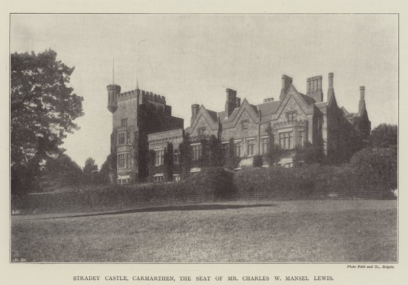 Stradey kastély, Carmarthen, Charles W Mansel Lewis székhelye alkotó: English Photographer