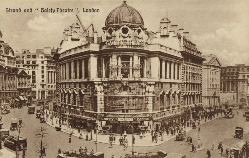 Strand és Gaiety Színház, London alkotó: English Photographer