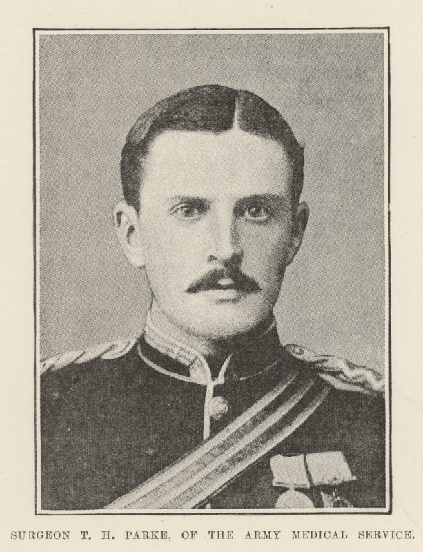 T H Parke sebész, a hadsereg egészségügyi szolgálatától alkotó: English Photographer