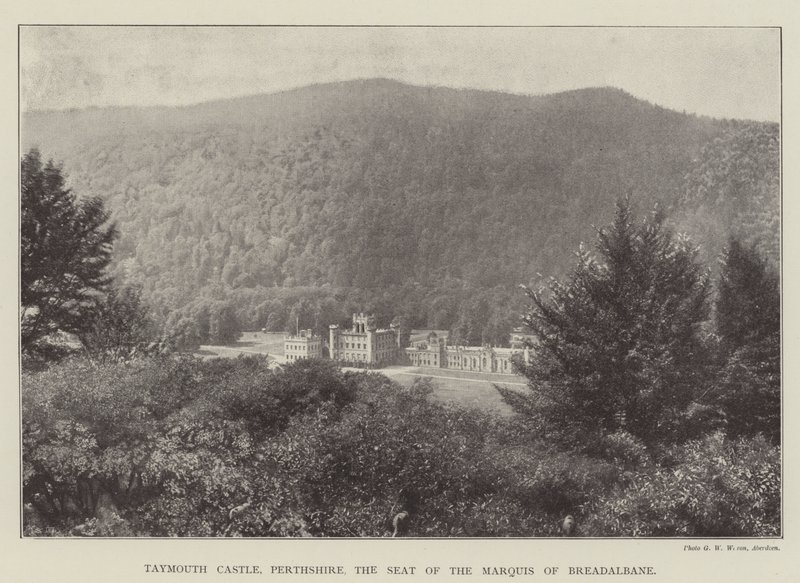 Taymouth kastély, Perthshire, Breadalbane márki székhelye alkotó: English Photographer