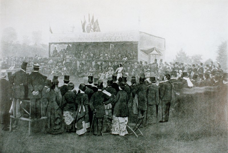 Tenisz egyes kihívás fordulója: J T Hartley v H F Lawford alkotó: English Photographer