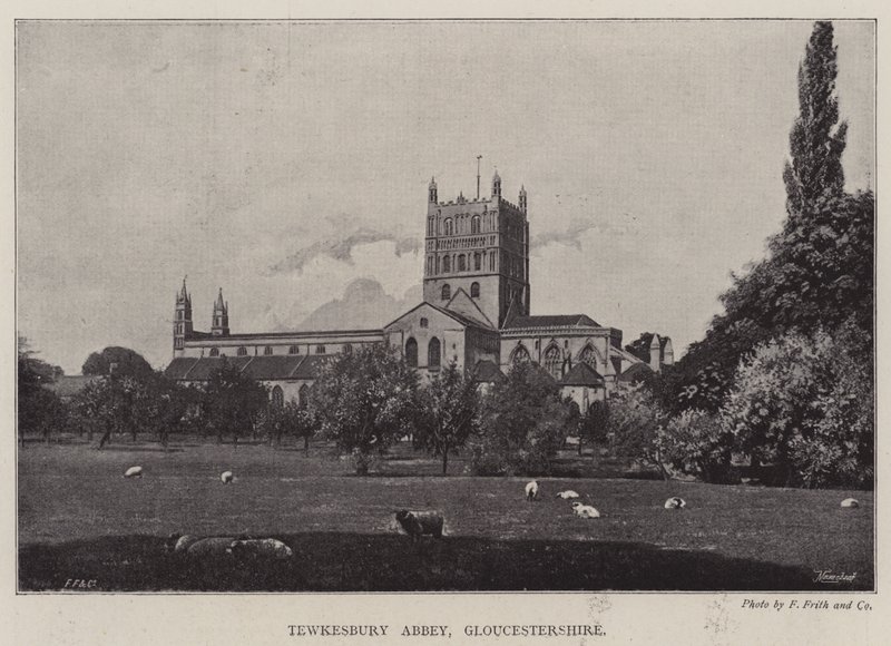 Tewkesbury apátság, Gloucestershire alkotó: English Photographer