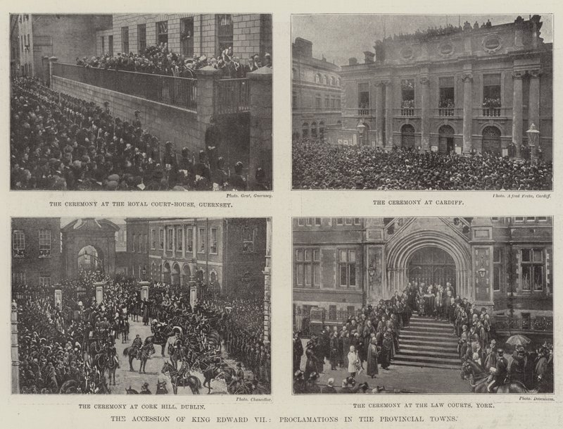 VII. Edward király csatlakozása, Kiáltványok a tartományi városokban alkotó: English Photographer