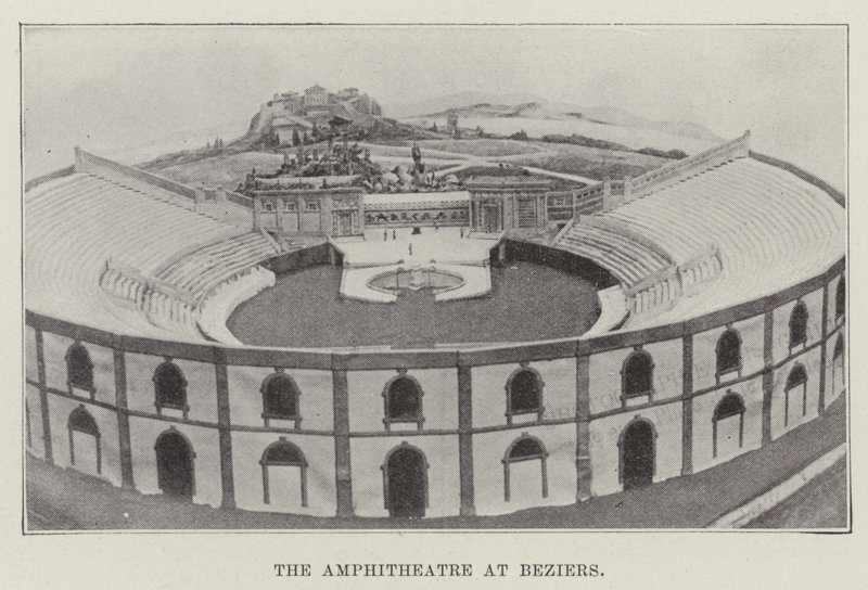 Az amfiteátrum Beziers-ben alkotó: English Photographer