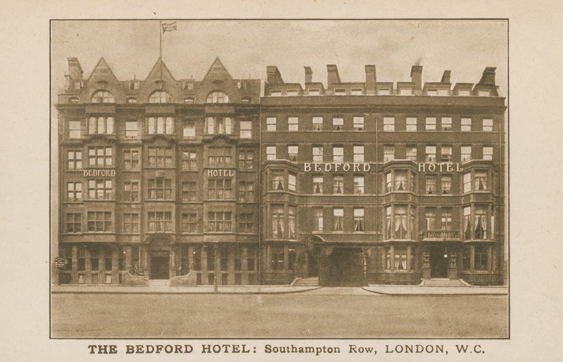 A Bedford Hotel, Southampton Row, London alkotó: English Photographer