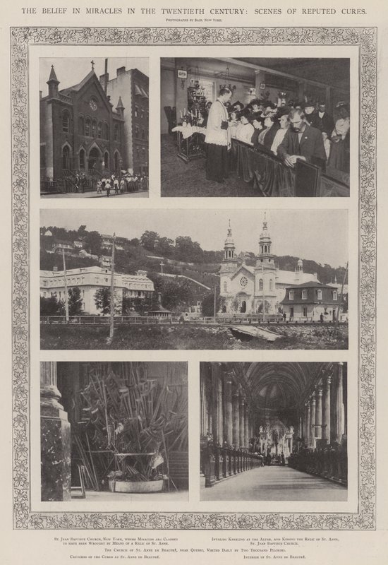 A csodákba vetett hit a huszadik században, híres gyógymódok színterei alkotó: English Photographer