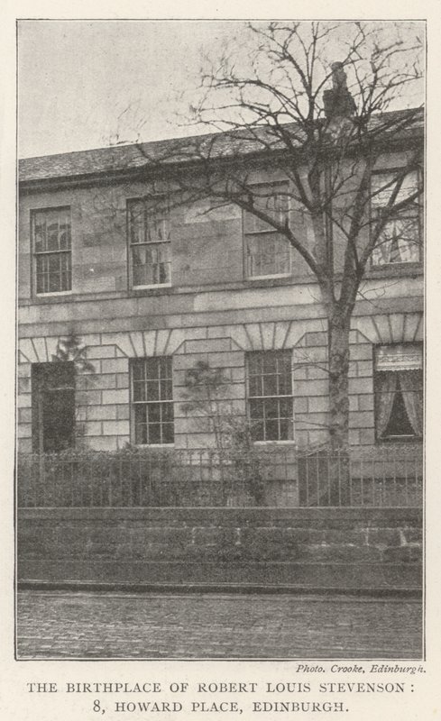 Robert Louis Stevenson (8) születési helye, Howard Place, Edinburgh alkotó: English Photographer
