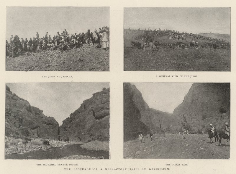 Egy tűzálló törzs blokádja Wazirisztánban alkotó: English Photographer