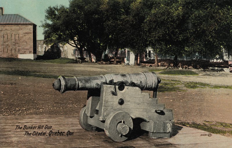 A Bunker Hill Gun, A Citadella, Quebec (fotó) alkotó: English Photographer