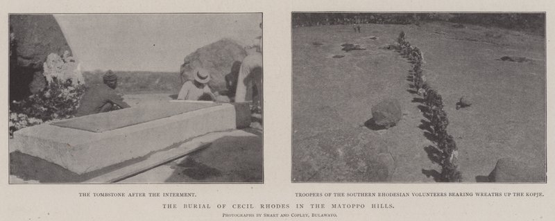 Cecil Rhodes temetése a Matoppo-hegységben alkotó: English Photographer