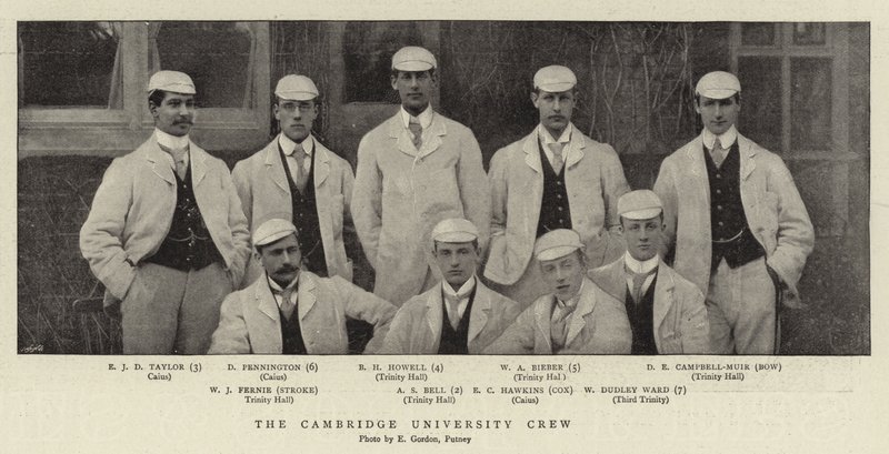 A Cambridge-i Egyetem legénysége alkotó: English Photographer