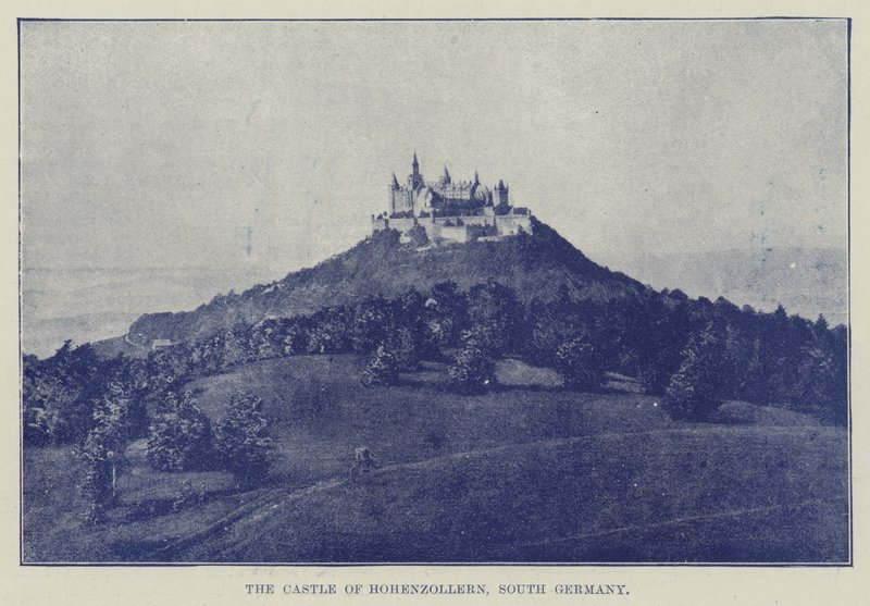 Hohenzollern kastélya, Dél-Németország alkotó: English Photographer